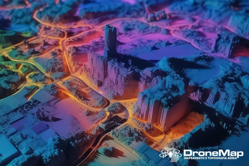 Levantamento Topográfico em Modelo MDE com Drones